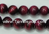 CTE138 15.5 inches 12mm round dyed tiger eye gemstone beads