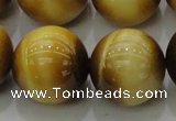 CTE1407 15.5 inches 18mm round golden tiger eye beads wholesale