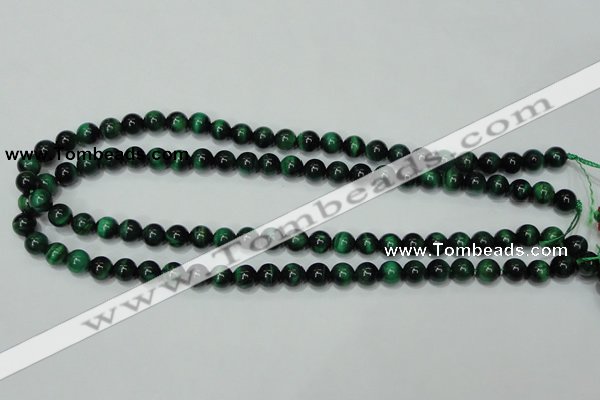 CTE141 15.5 inches 6mm round dyed tiger eye gemstone beads