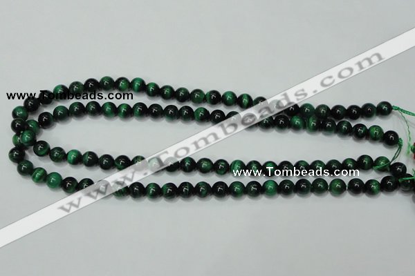 CTE142 15.5 inches 8mm round dyed tiger eye gemstone beads