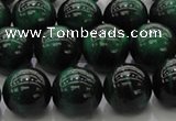 CTE1424 15.5 inches 12mm round green tiger eye beads wholesale