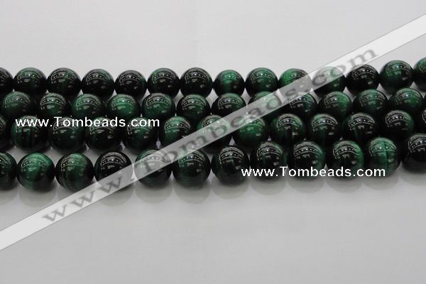 CTE1424 15.5 inches 12mm round green tiger eye beads wholesale