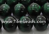 CTE1425 15.5 inches 14mm round green tiger eye beads wholesale