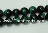 CTE143 15.5 inches 10mm round dyed tiger eye gemstone beads