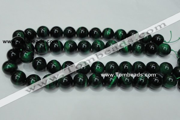 CTE146 15.5 inches 16mm round dyed tiger eye gemstone beads