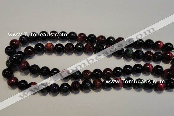 CTE149 15.5 inches 12mm round colorful tiger eye beads wholesale