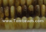 CTE1512 15.5 inches 6*10mm rondelle golden tiger eye beads