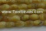 CTE1513 15.5 inches 4*6mm rice golden tiger eye beads wholesale