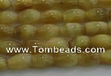 CTE1514 15.5 inches 5*8mm rice golden tiger eye beads wholesale