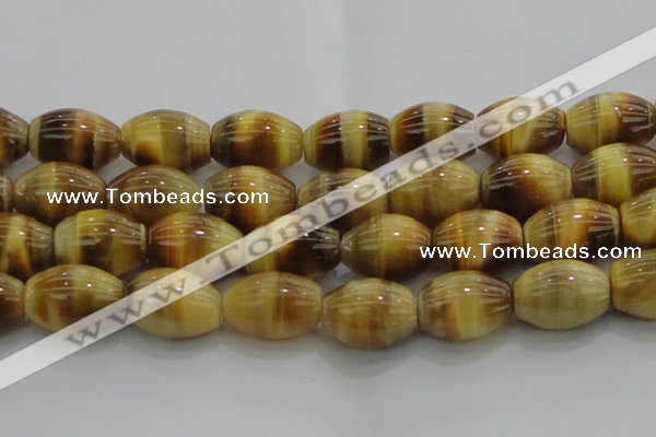 CTE1521 15.5 inches 18*25mm rice golden tiger eye beads wholesale