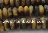 CTE1547 15.5 inches 6*10mm rondelle golden & blue tiger eye beads