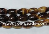 CTE159 15.5 inches 10*14mm rice yellow tiger eye gemstone beads