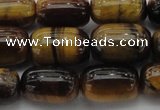 CTE1595 15.5 inches 10*15mm drum yellow tiger eye beads