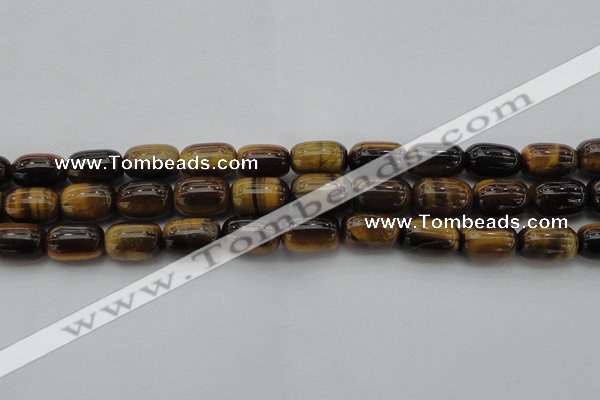 CTE1596 15.5 inches 12*16mm drum yellow tiger eye beads