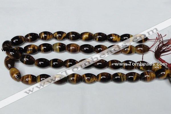 CTE160 15.5 inches 13*18mm rice yellow tiger eye gemstone beads