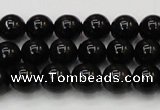 CTE1600 15.5 inches 4mm round AB grade black tiger eye beads