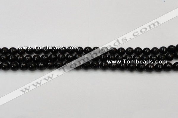 CTE1600 15.5 inches 4mm round AB grade black tiger eye beads
