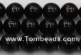 CTE1603 15.5 inches 10mm round AB grade black tiger eye beads