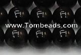 CTE1606 15.5 inches 16mm round AB grade black tiger eye beads