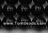 CTE1607 15.5 inches 18mm round AB grade black tiger eye beads