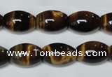 CTE161 15.5 inches 12*20mm rice yellow tiger eye gemstone beads