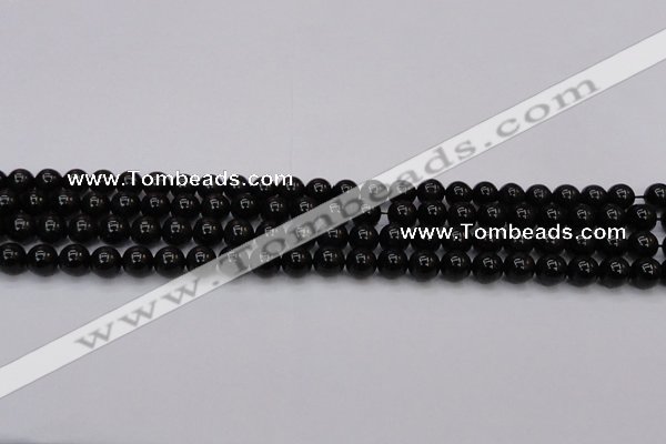 CTE1610 15.5 inches 4mm round A grade black tiger eye beads