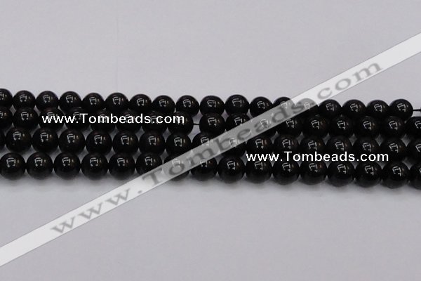 CTE1613 15.5 inches 10mm round A grade black tiger eye beads