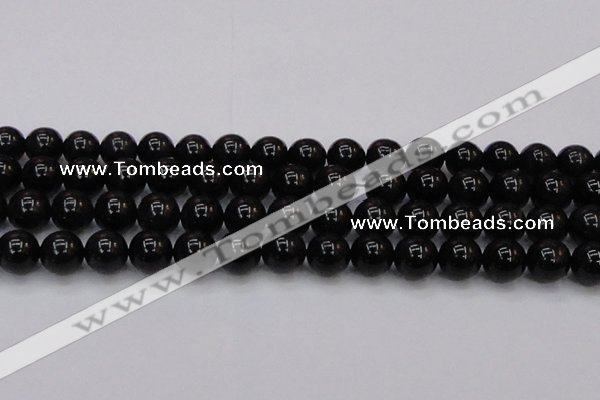 CTE1615 15.5 inches 14mm round A grade black tiger eye beads