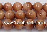 CTE1651 15.5 inches 6mm round sun orange tiger eye beads