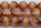 CTE1652 15.5 inches 8mm round sun orange tiger eye beads