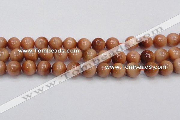 CTE1655 15.5 inches 14mm round sun orange tiger eye beads