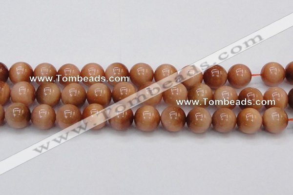 CTE1656 15.5 inches 16mm round sun orange tiger eye beads