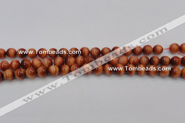 CTE1662 15.5 inches 8mm round sun orange tiger eye beads