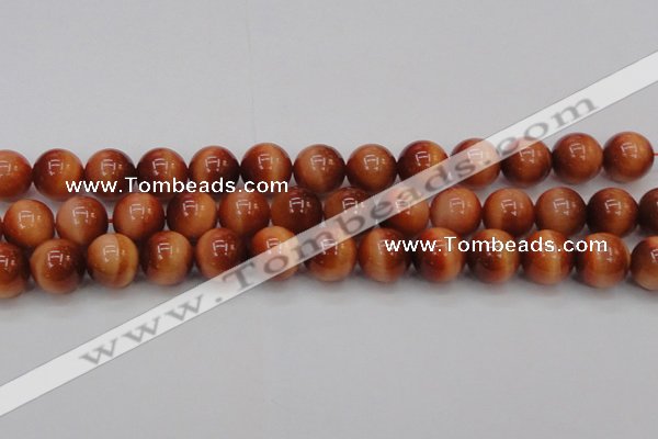 CTE1666 15.5 inches 16mm round sun orange tiger eye beads