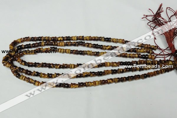 CTE167 15.5 inches 6*8mm yellow tiger eye gemstone beads