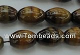 CTE1702 15.5 inches 13*18mm rice yellow tiger eye beads