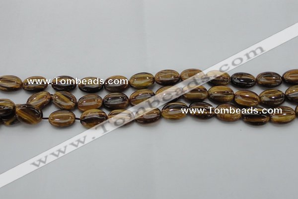 CTE1714 15.5 inches 10*14mm oval yellow tiger eye beads wholesale