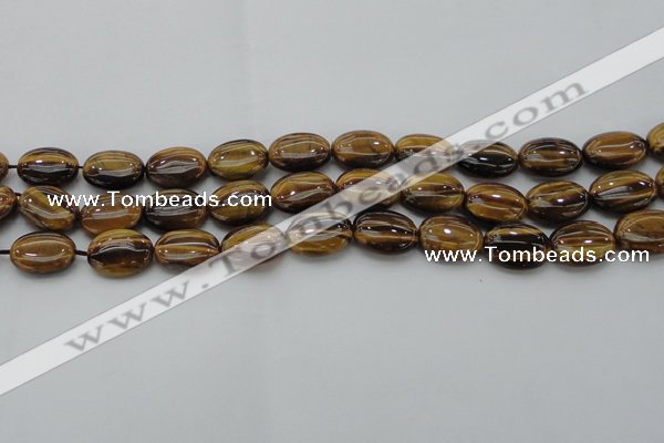 CTE1715 15.5 inches 12*16mm oval yellow tiger eye beads wholesale