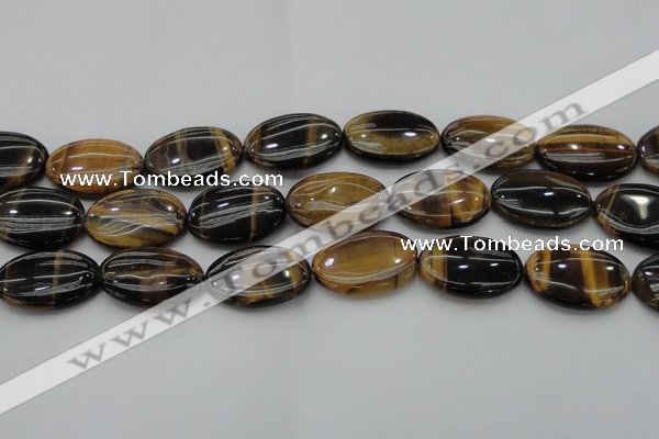 CTE1719 15.5 inches 20*30mm oval yellow tiger eye beads wholesale