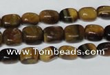 CTE173 15.5 inches 6*9mm nuggets yellow tiger eye gemstone beads