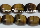 CTE174 15.5 inches 13*18mm nuggets yellow tiger eye gemstone beads