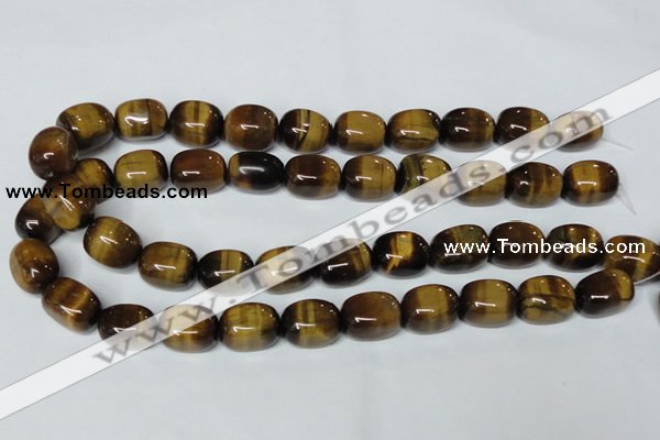 CTE174 15.5 inches 13*18mm nuggets yellow tiger eye gemstone beads