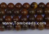 CTE1780 15.5 inches 4mm round yellow iron tiger beads wholesale