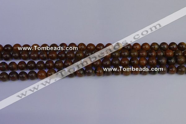 CTE1781 15.5 inches 6mm round yellow iron tiger beads wholesale