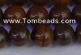 CTE1785 15.5 inches 14mm round yellow iron tiger beads wholesale