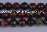 CTE1790 15.5 inches 4mm round red iron tiger beads wholesale