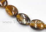 CTE18 15.5 inches 8*10mm oval yellow tiger eye beads Wholesale