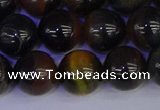 CTE1805 15.5 inches 14mm round blue iron tiger beads wholesale