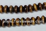 CTE195 15.5 inches 6*10mm rondelle yellow tiger eye gemstone beads