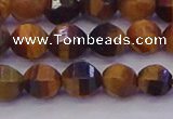 CTE1991 15.5 inches 6mm faceted round yellow tiger eye beads